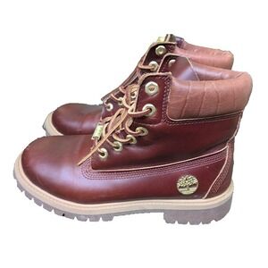 Timberland Leather Junior Boots Size 5M Primaloft 200 Gram Waterproof Outdoors